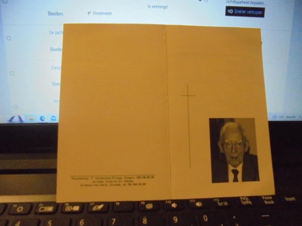 dp Priester Pieter Moors, Ophalen of Verzenden, Bidprentje