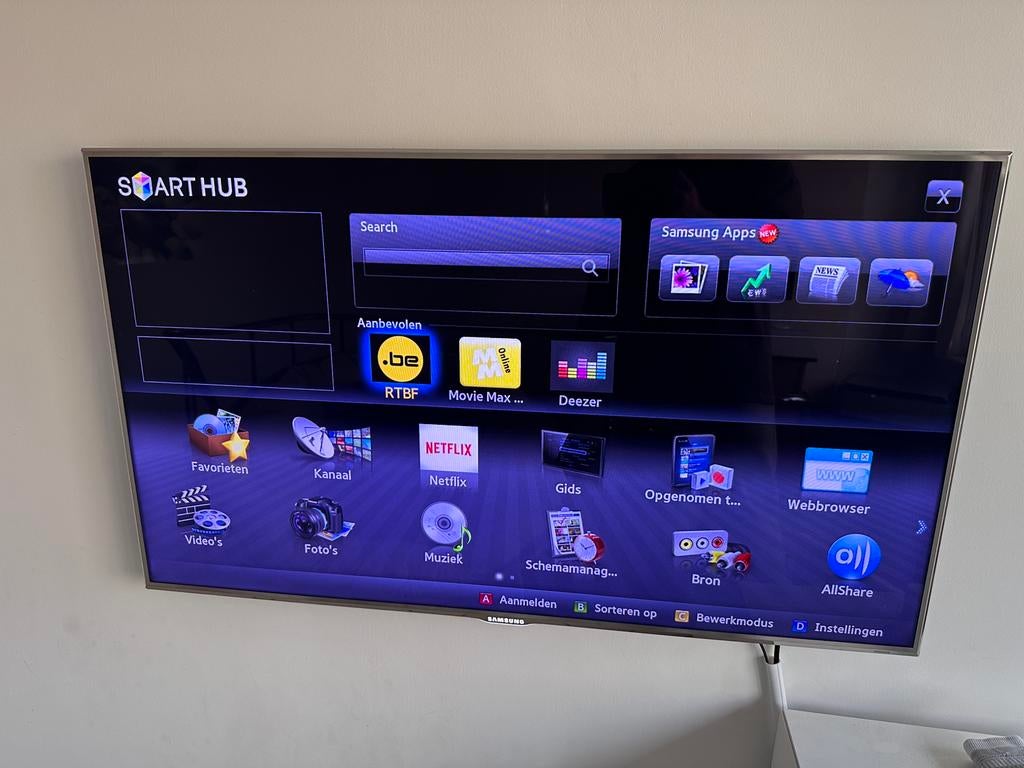 Samsung 46 inch smart tv, Audio, Tv en Foto, Televisies, Gebruikt, LED, 100 cm of meer, Full HD (1080p), Samsung, Smart TV, Ophalen