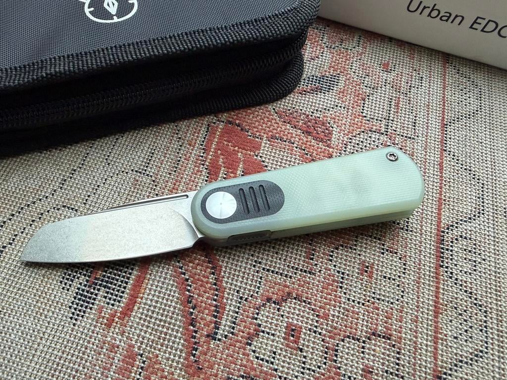 Urban EDC Baby Barlow Jade & Black G10 Justin Lundquist, Enlèvement ou Envoi, Neuf