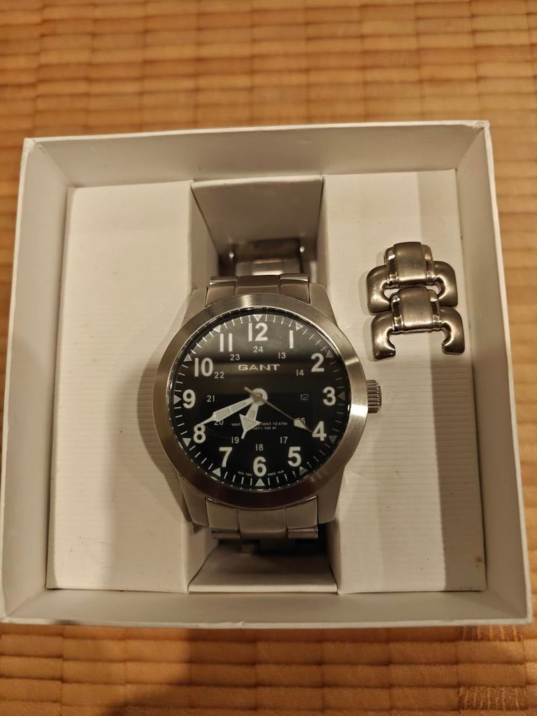 Herenhorloge van het merk Gant, Overige merken, Polshorloge, Ophalen of Verzenden, Zo goed als nieuw