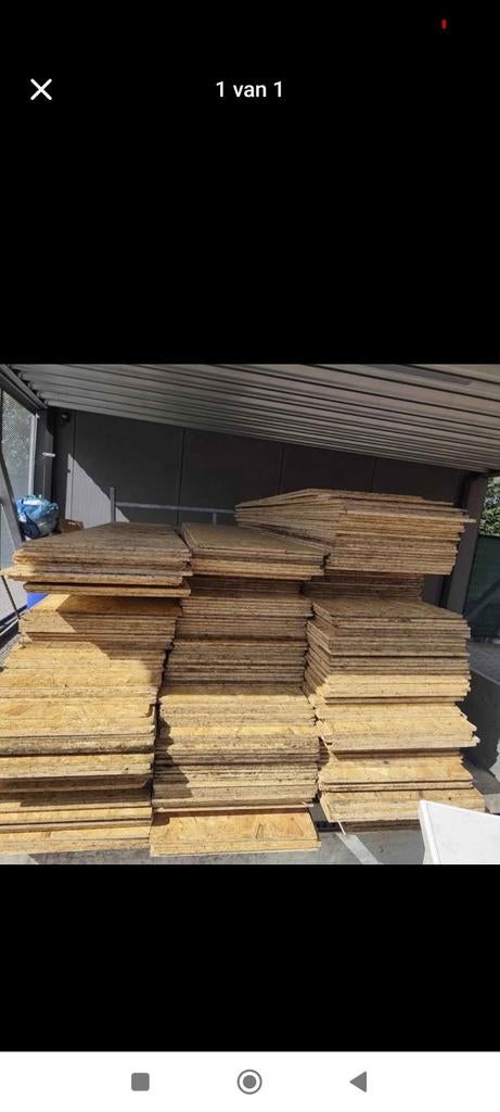 Osb platen, Ophalen