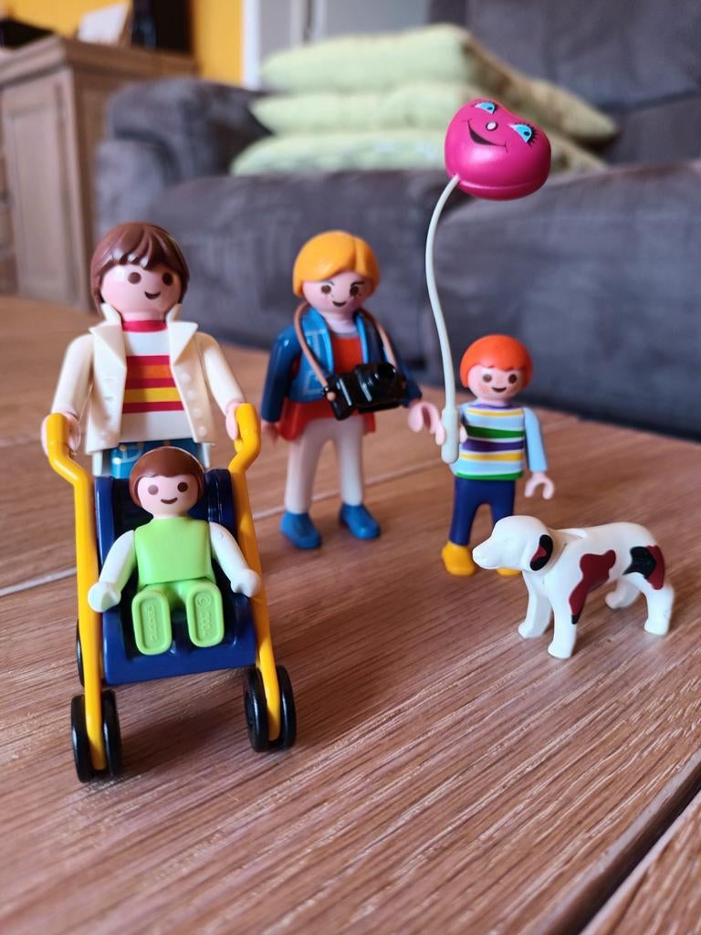 Playmobil - Familie/kinderwagen, Kinderen en Baby's, Speelgoed | Playmobil, Ophalen of Verzenden, Zo goed als nieuw, Complete set