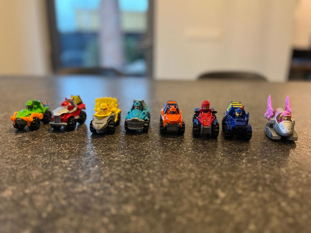 Paw Patrol metalen auto’s dino rescue, Ophalen, Gebruikt