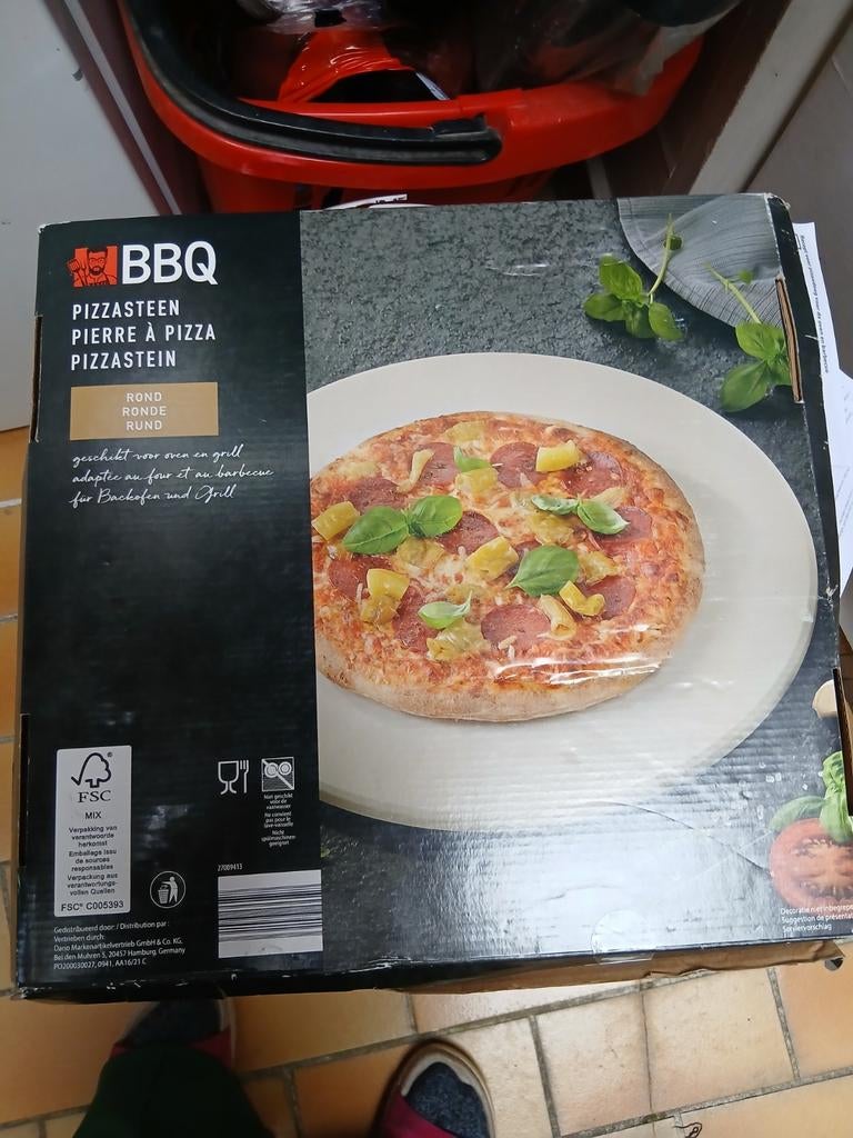 Nieuwe steen bbq oizza, Tuin en Terras, Ophalen