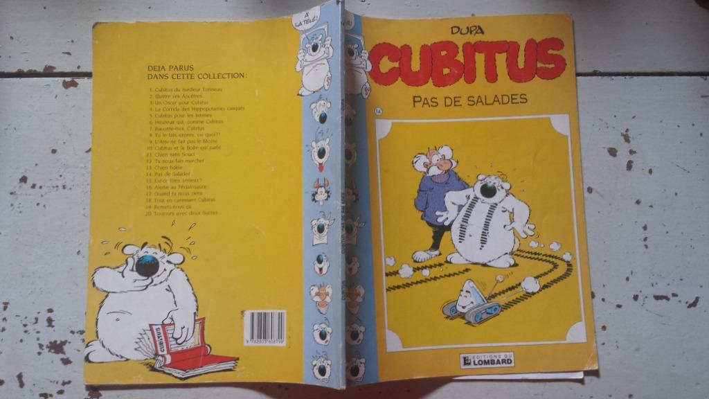 Cubitus - Pas de salades - Editions du Lombard, Enlèvement ou Envoi, Une BD, Editions du Lombard, Utilisé