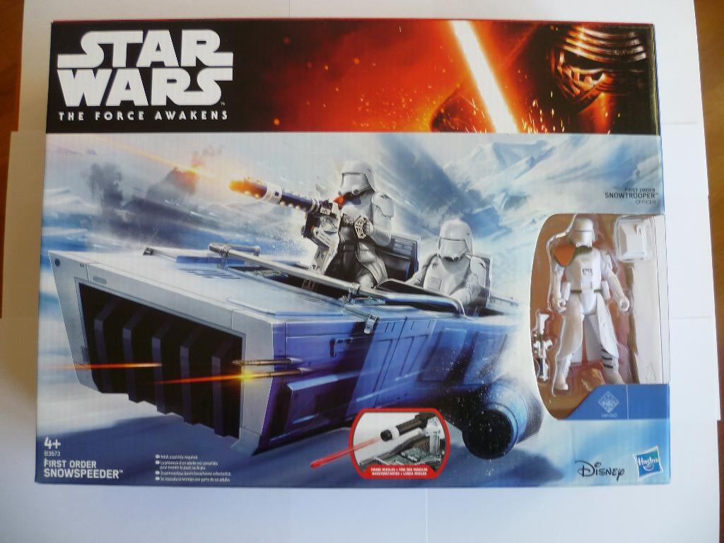 STARWARS THE FORCE AWAKENS"FIRST ORDER SNOWSPEEDER"UIT 2015, Verzamelen, Ophalen of Verzenden, Nieuw, Actiefiguurtje