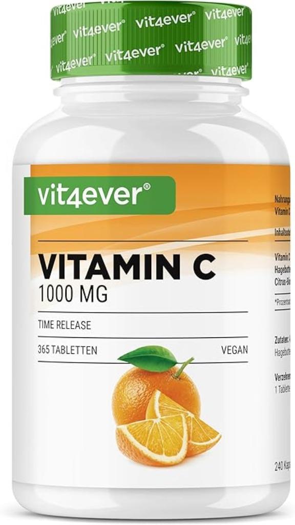 Vitamine C 1000 mg 365 tabletten GRATIS LEVERING