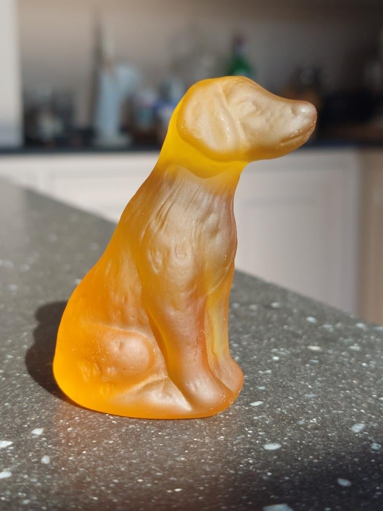 Pâte de verre Daum? Labrador golden retriever, Enlèvement ou Envoi, Comme neuf