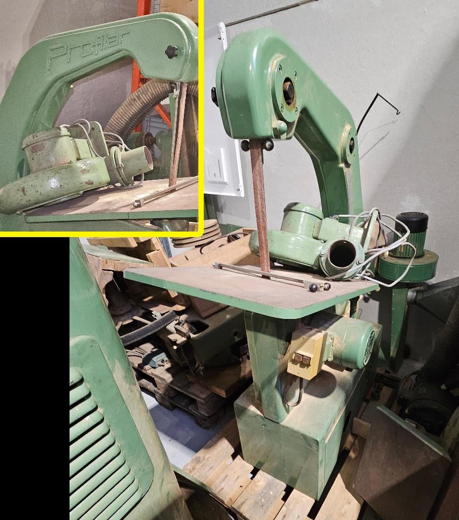 Diverses ponceuses à bande industrielles à vendre, Bricolage & Construction, Outillage | Ponceuses, Enlèvement, Utilisé, Ponceuse à bande