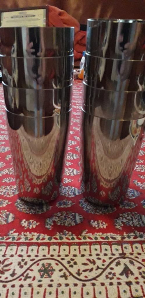 Stainless Steel drinkbekers nieuw, Ophalen of Verzenden, Nieuw, Overige materialen, Overige typen