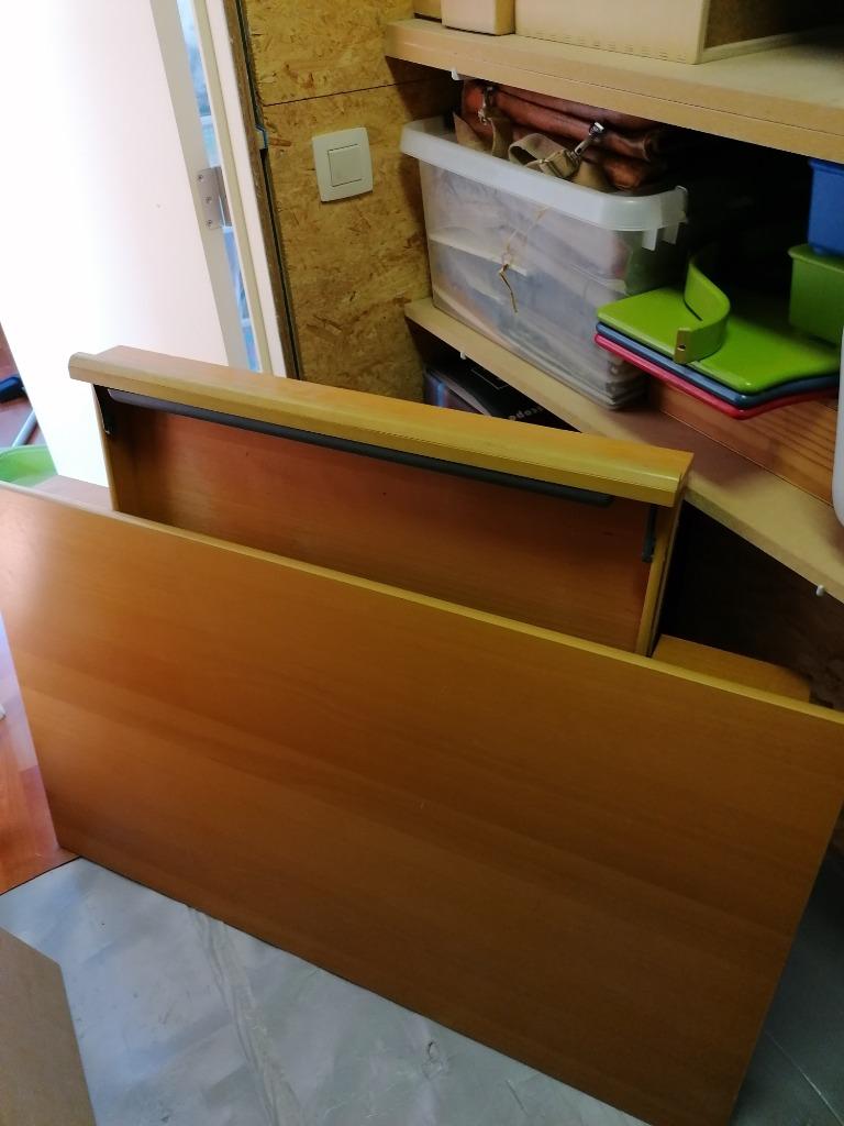 Bureau met lade onder werkblad, Ophalen, In hoogte verstelbaar, Gebruikt