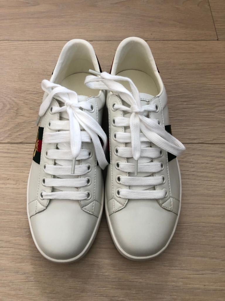Witte Gucci sneakers maat 37 - nooit gedragen, Nieuw, Ophalen of Verzenden, Gucci, Sneakers