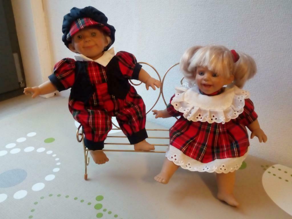 2 charmante popjes Art Marca (Spanje) - Jaren 80, Verzamelen, Poppen, Ophalen