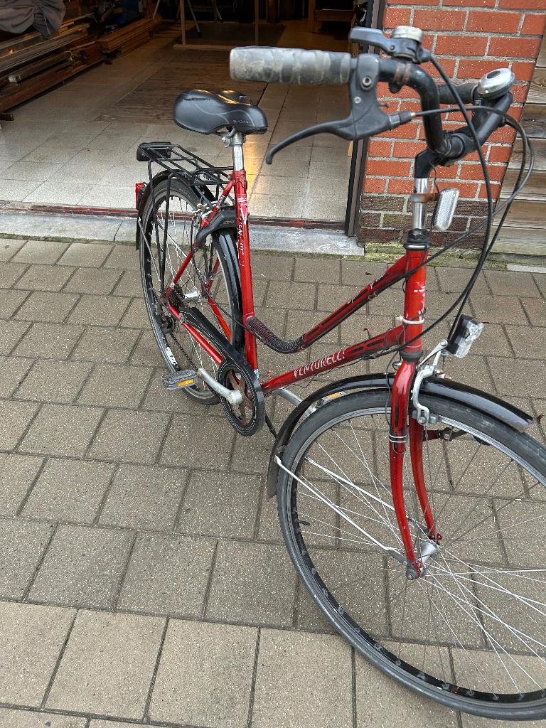Damesfiets, Fietsen en Brommers, Fietsen | Dames | Damesfietsen, Ophalen, Gebruikt, Overige merken, Versnellingen