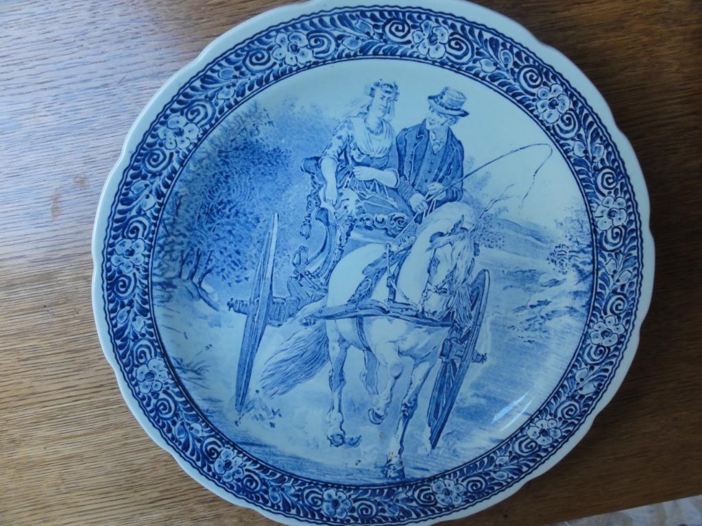 Assiette Boch DELFT, Enlèvement