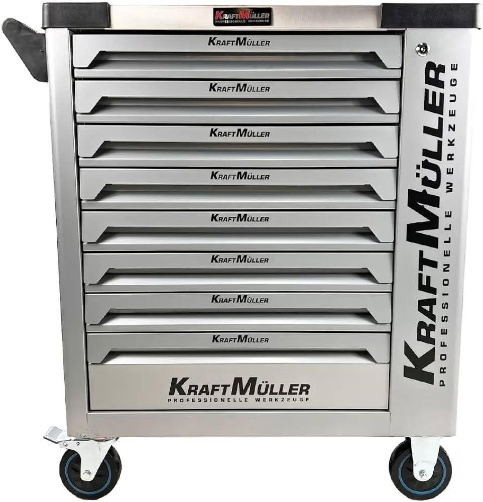 CHARIOT À OUTILS XXL PRO line Kraftmuller 8 tiroirs dont 8 r