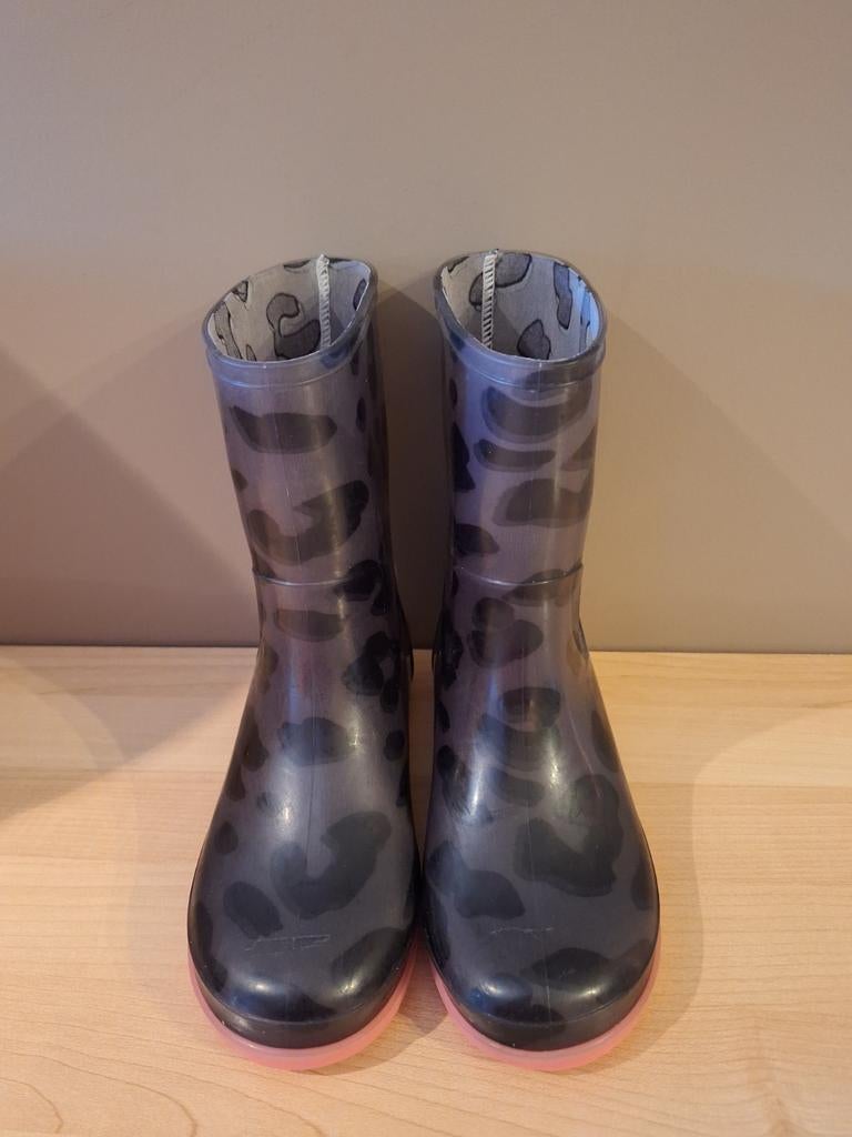 Hema zwarte regenlaarzen 30-31, Kinderen en Baby's, Gebruikt, Meisje, Ophalen of Verzenden, Laarzen