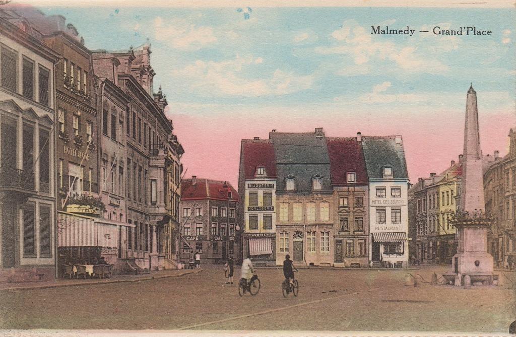 1910 - BELGIQUE - Malmedy : Grand'Place, Envoi, Avant 1920, Non affranchie, Liège