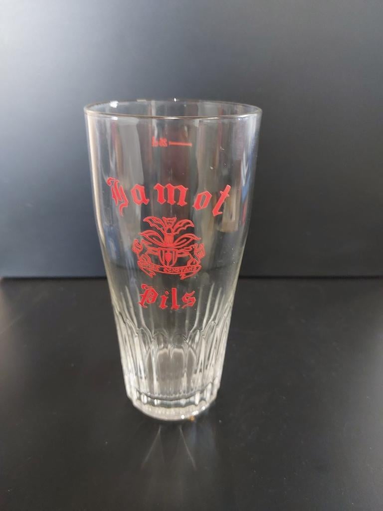 Oud bierglas Lamot Pils, Verzamelen, Ophalen of Verzenden, Zo goed als nieuw, Bierglas