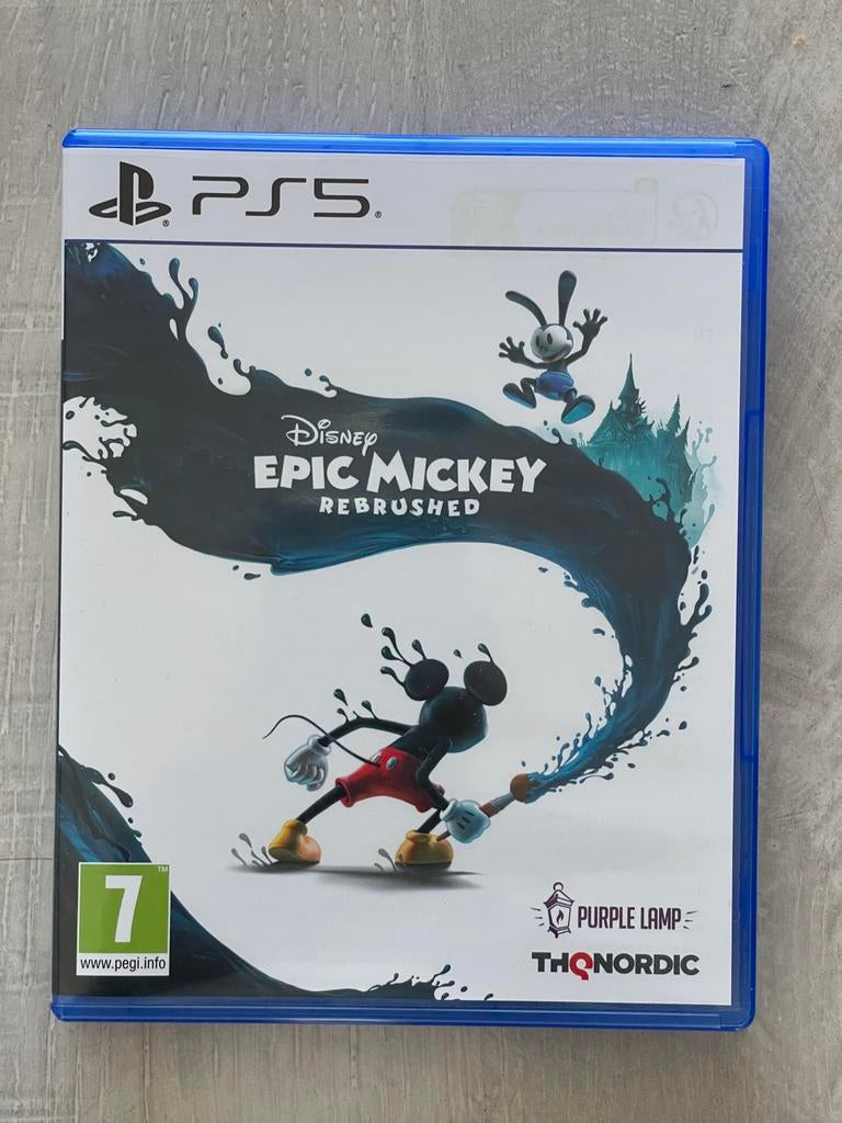 Ps5 Disney Epic Mickey rebrossé, Enlèvement ou Envoi, Comme neuf