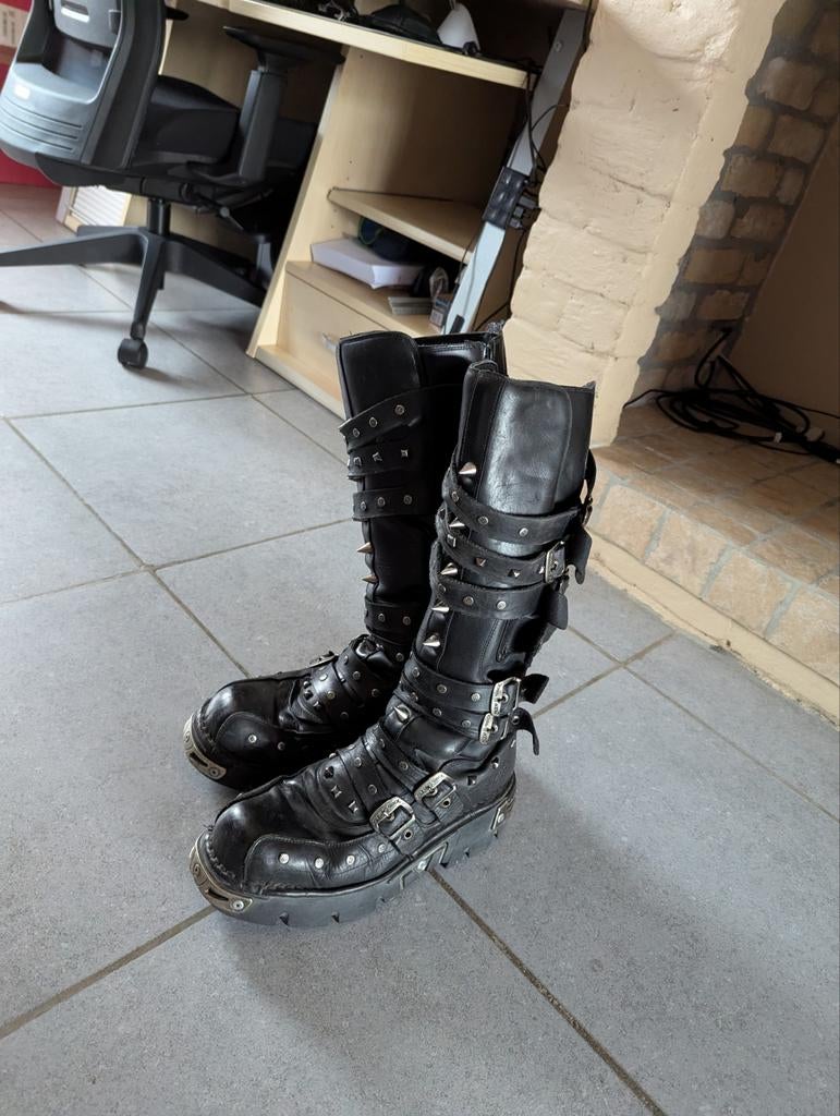 New rock m796 s1 boots, Ophalen, Zwart, Boots, New Rock