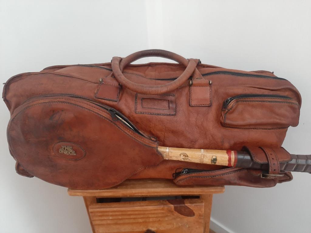 Vintage lederen the Bridge sporttas, tennis tas, Ophalen of Verzenden