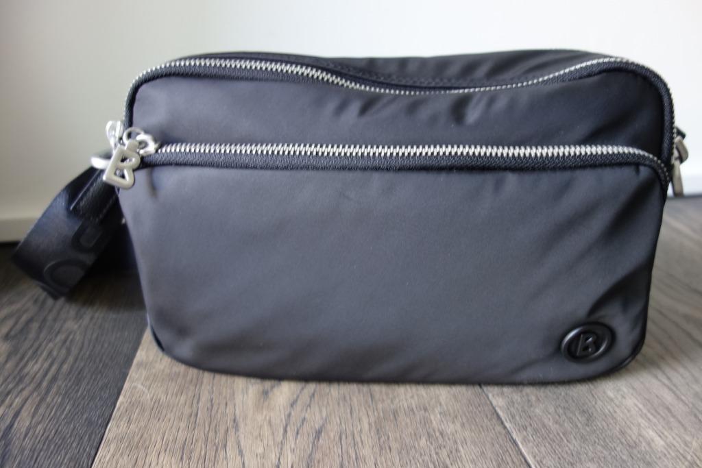 Sac toile  noir "BOGNER", Envoi, Comme neuf, Noir