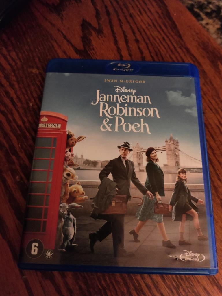 Blu-ray w Disney janneman Robinson and Poeh, Ophalen of Verzenden