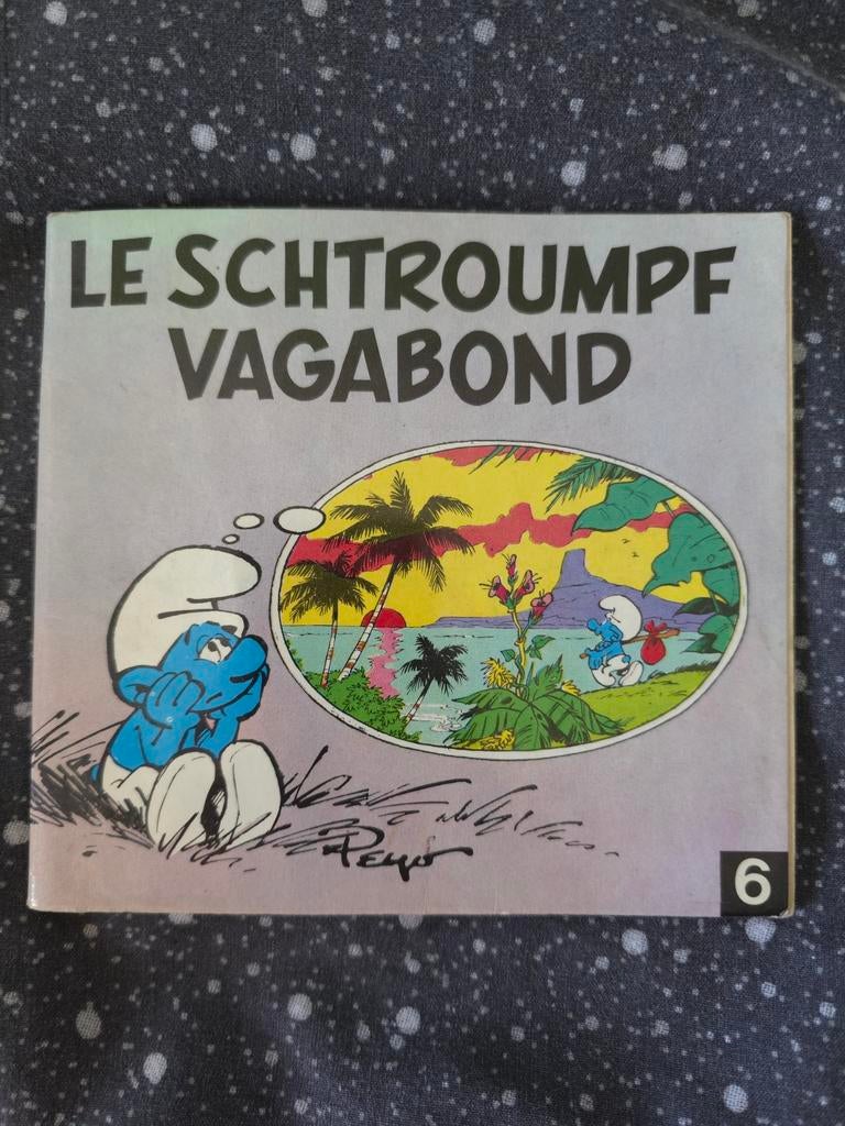 Ancien livre Schtroumpf Vagabond, Envoi, Utilisé, Différents Schtroumpfs, Bande dessinée