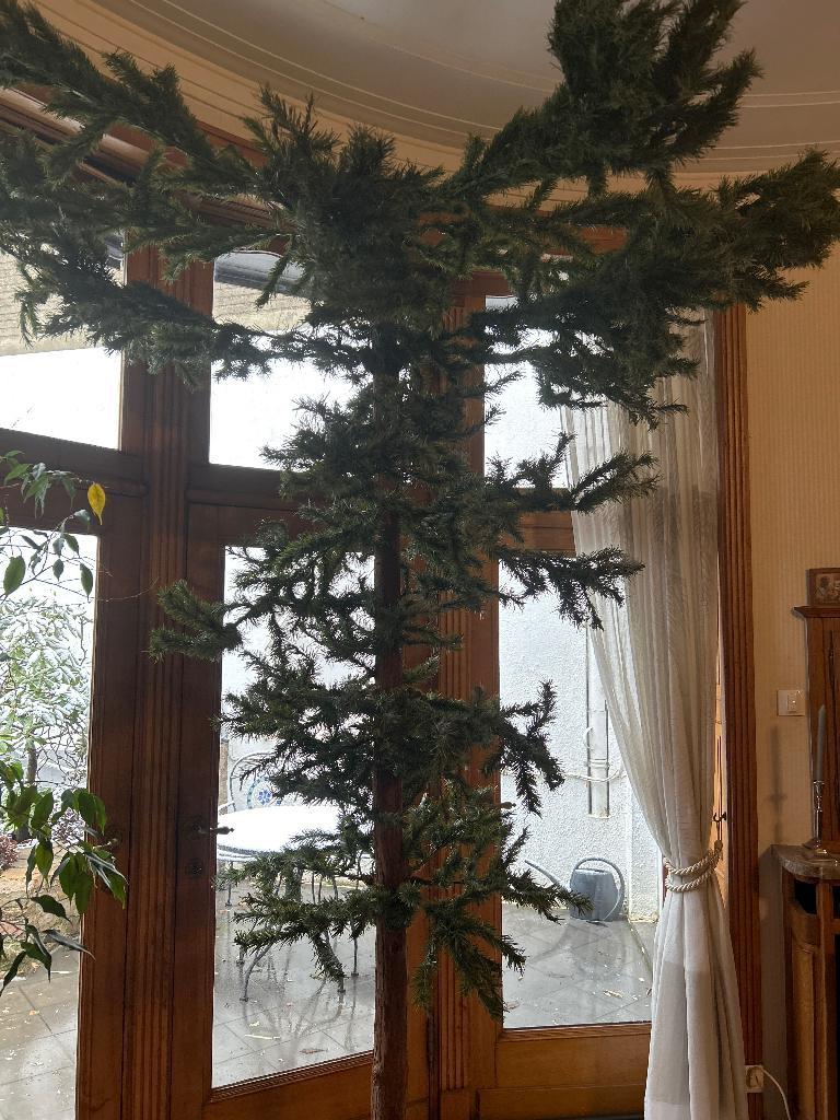 Grand sapin artificiel, Divers, Noël, Enlèvement, Utilisé