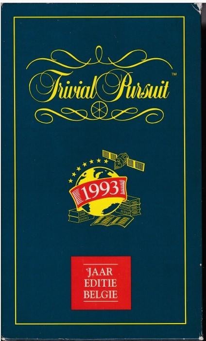 Trivial Pursuit – Jaareditie 1993 (Belgische editie), Hobby en Vrije tijd, Een of twee spelers, Ophalen, Gebruikt, Parker