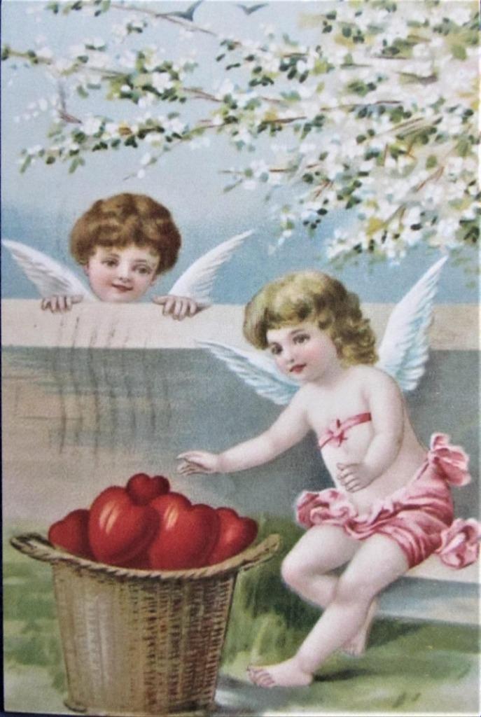 FANTASIEKAART- VALENTIJN, Ophalen of Verzenden, Ongelopen, Feest(dag)