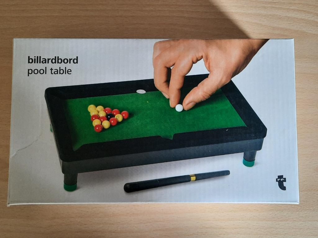 Mini Billardbord/PoolTable, Ophalen, Nieuw