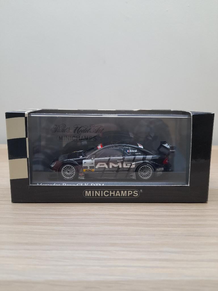Mercedes CLK DTM 2002 - J. Alesi - Minichamps 1/43, Enlèvement ou Envoi, Comme neuf, Voiture, MiniChamps