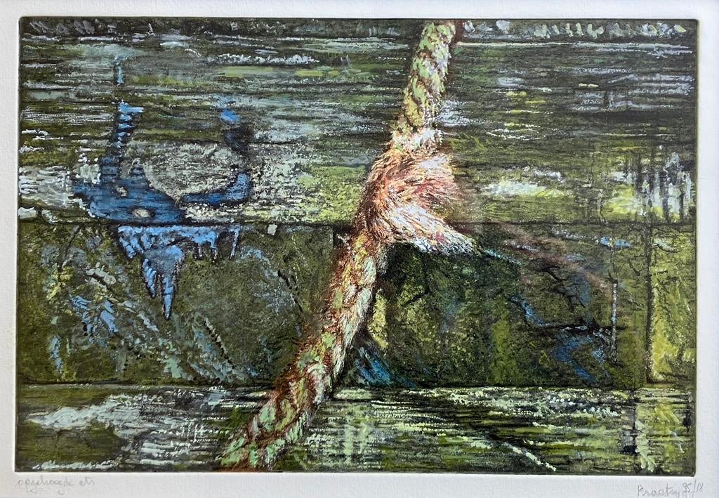 Opgehoogde ets Marcel Praet (1946), Antiek en Kunst, Ophalen