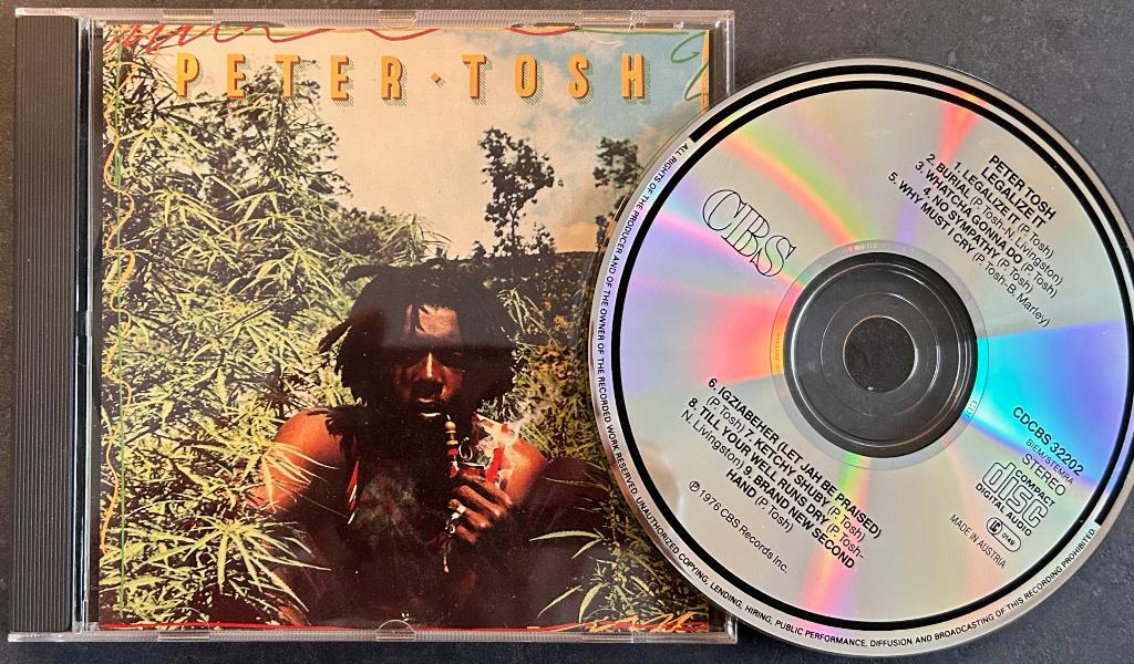 PETER TOSH - Legalise it ( CD ), Cd's en Dvd's, Cd's | Reggae en Ska, Zo goed als nieuw, Verzenden