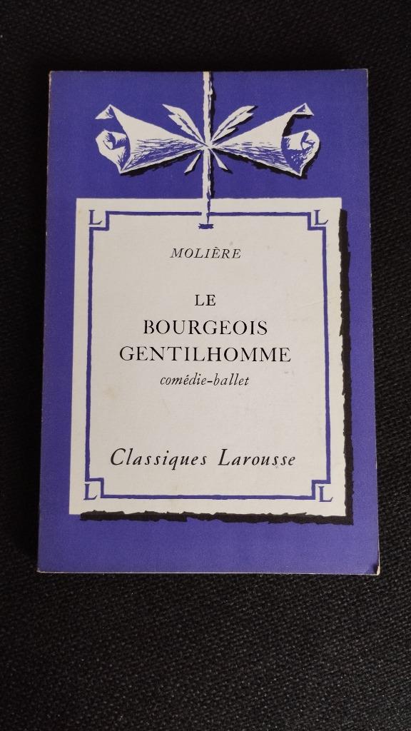 Molière LE BOURGEOIS GENTILHOMME Classiques Larousse, Envoi, Utilisé, MOLIERE