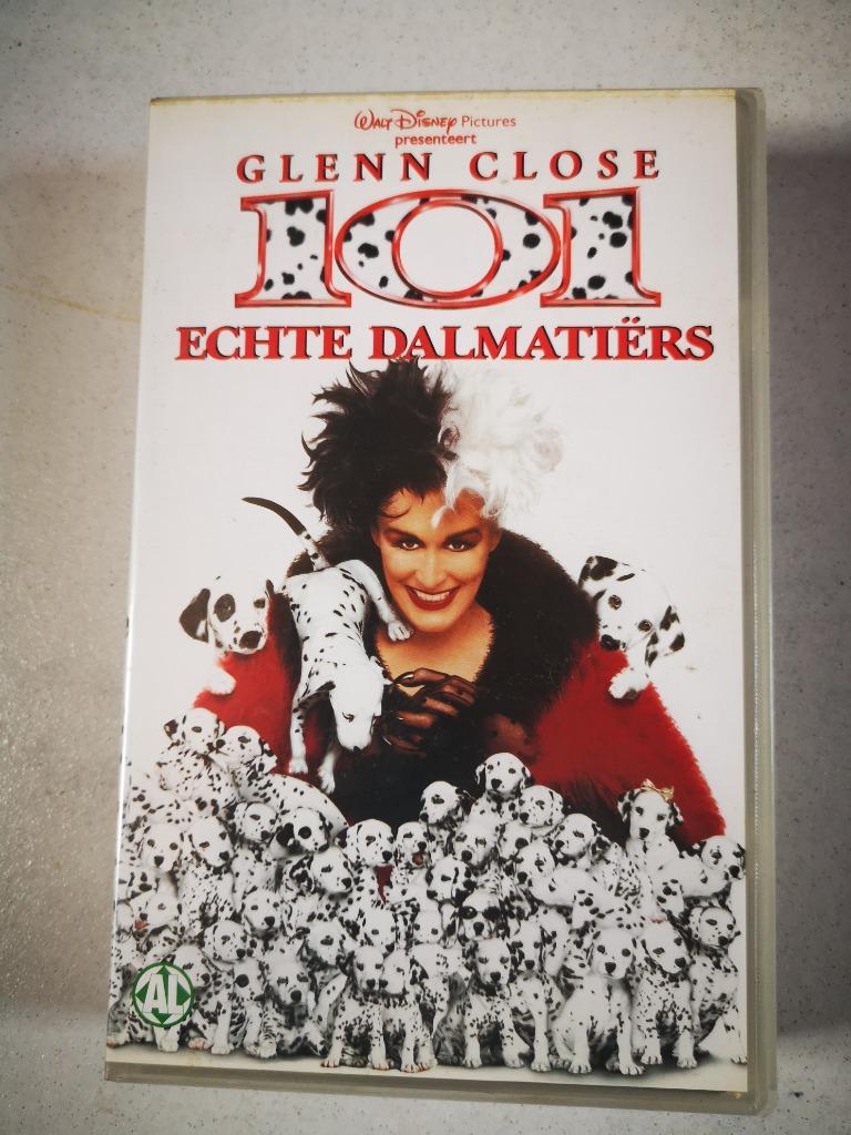VHS vidéocassette de 101 echte dalmatiërs, Ophalen of Verzenden