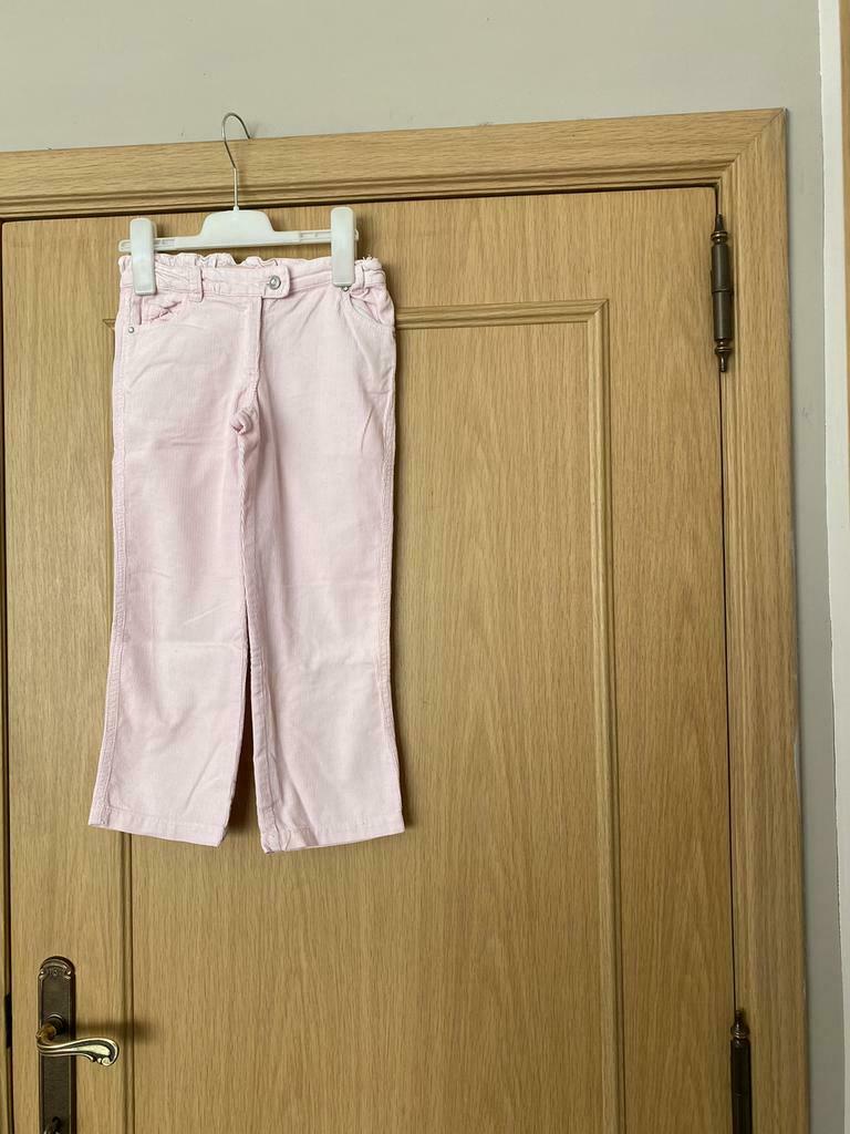 Pantalon en velours rose - Taille 110/116 - Funky Diva, Pantalon, Funky Diva, Enlèvement ou Envoi, Comme neuf
