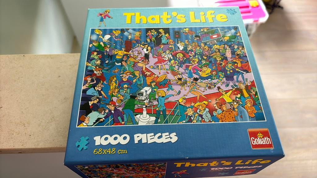 Puzzel 1000 stuks (volledig- als nieuw), Ophalen of Verzenden, Zo goed als nieuw