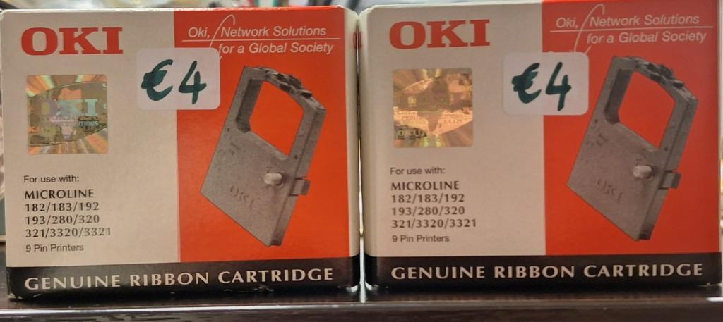 Originele OKI 09002303 inktlint cassette-zwart-2 stuks, Ophalen, Nieuw, Cartridge, OKI