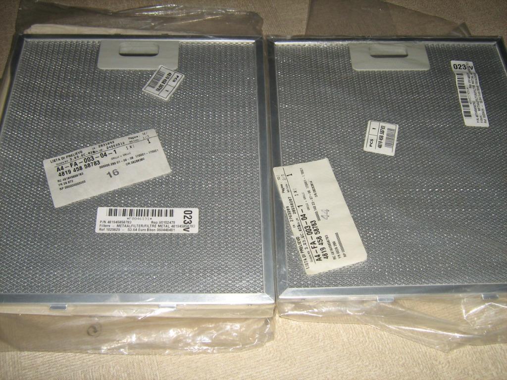 2 - DAMPKAP METAALVETFILTERS  *** NIEUW in VERPPAKING ***, Elektronische apparatuur, Onderdelen en Toebehoren, Nieuw, Ophalen of Verzenden