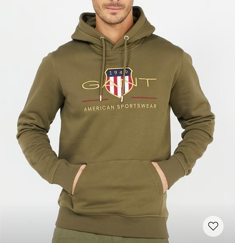 2 Sweats à capuches homme "GANT" : taille M., Enlèvement ou Envoi, Comme neuf, GANT