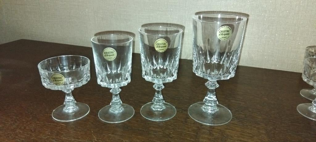 Verres en cristal Cristal d'Arques, Enlèvement