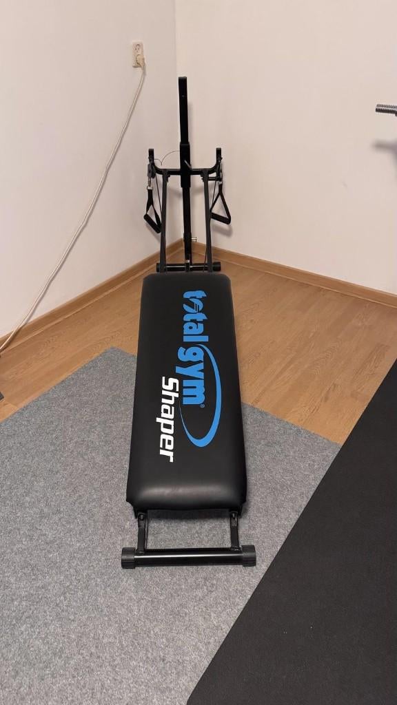 Total Gym Shaper - Krachtstation, Sport en Fitness, Fitnessapparatuur, Zo goed als nieuw, Krachtstation, Armen, Benen, Borst, Buik