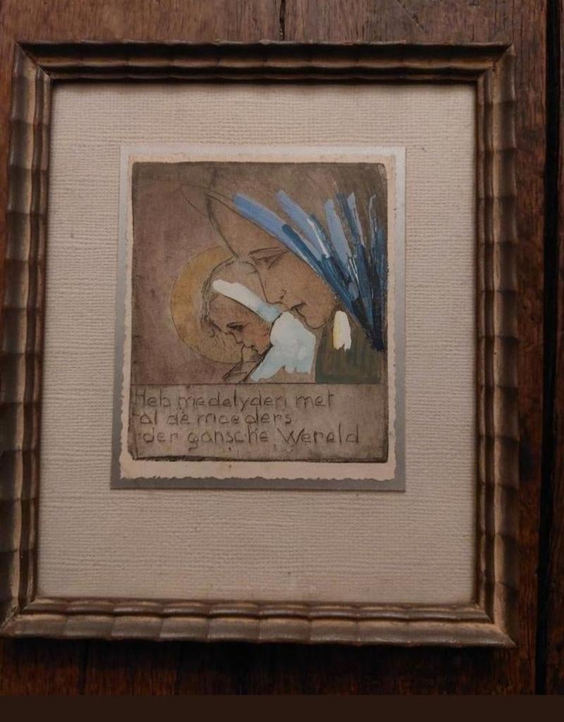 Kader+ opschrift, Antiek en Kunst, Ophalen of Verzenden
