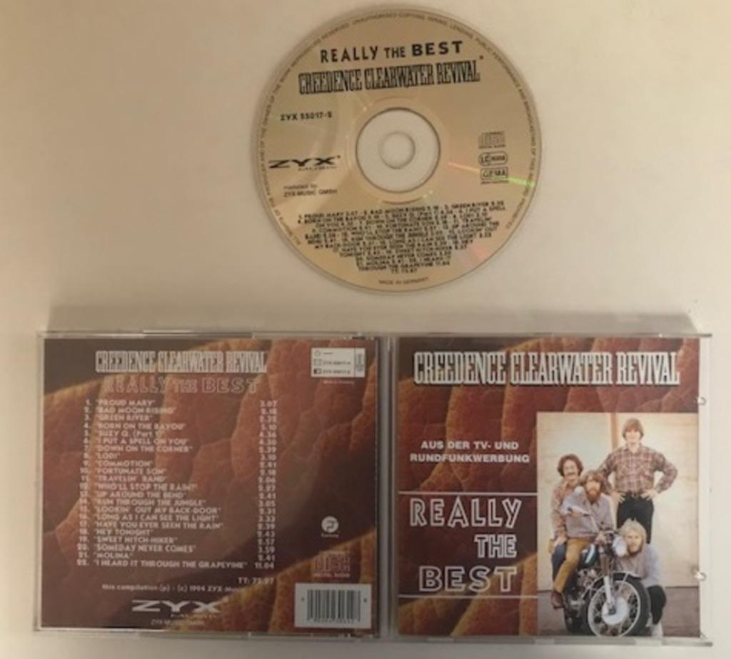 CD GOLD DISC CREEDENCE CLEARWATER REVIVAL REALLY THE BEST, Ophalen of Verzenden, Gebruikt, Poprock