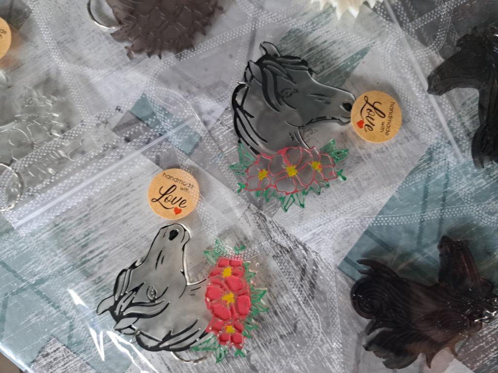 Sleutelhanger paard handmade, Ophalen of Verzenden, Nieuw, Dier of Natuur
