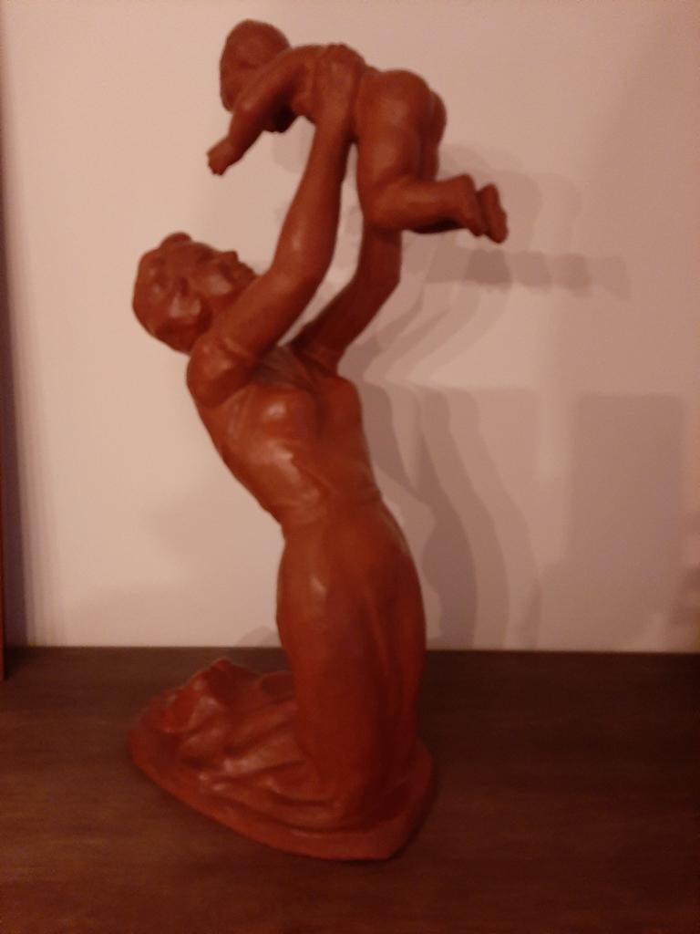 Grande statue Paul Sersté 64 cm (1960), Enlèvement
