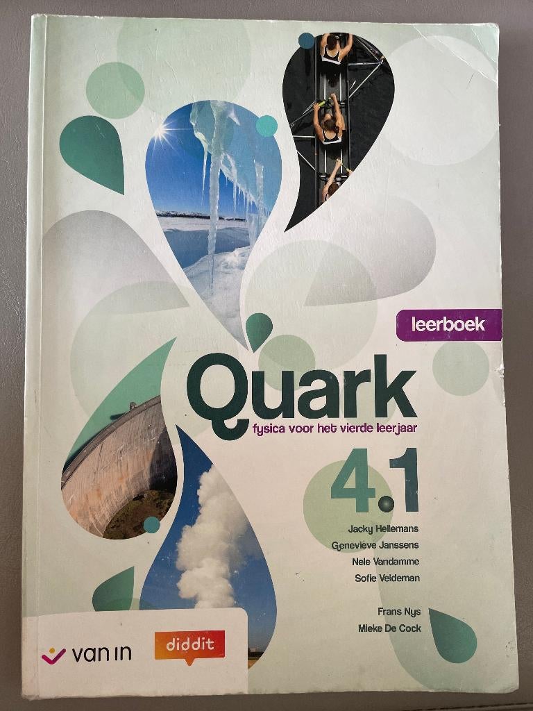 Quark 4.1 leerboek fysica, Boeken, ASO, Natuurkunde, Van In, Ophalen